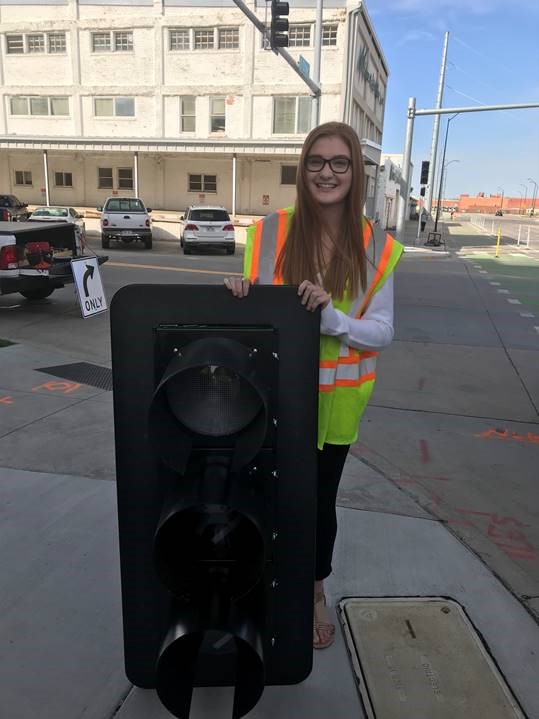 traffic light signal installation